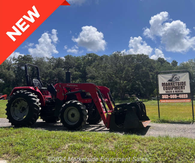 MAHINDRA 5545 TRACTOR LOADER WITH BUCKET & GRAPPLE! Bushnell Florida