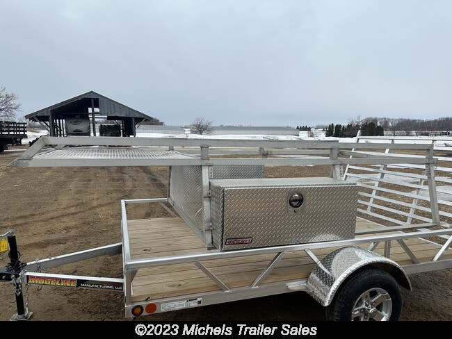 Aluminum 8' Ladder Rack and tool boxes