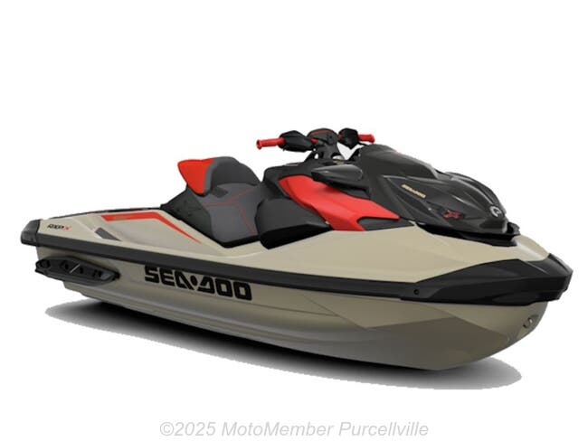 2025 Sea-Doo  RXP-X 325 Tech, BRP Premium A, iBR Metallic Tan / Lava Red