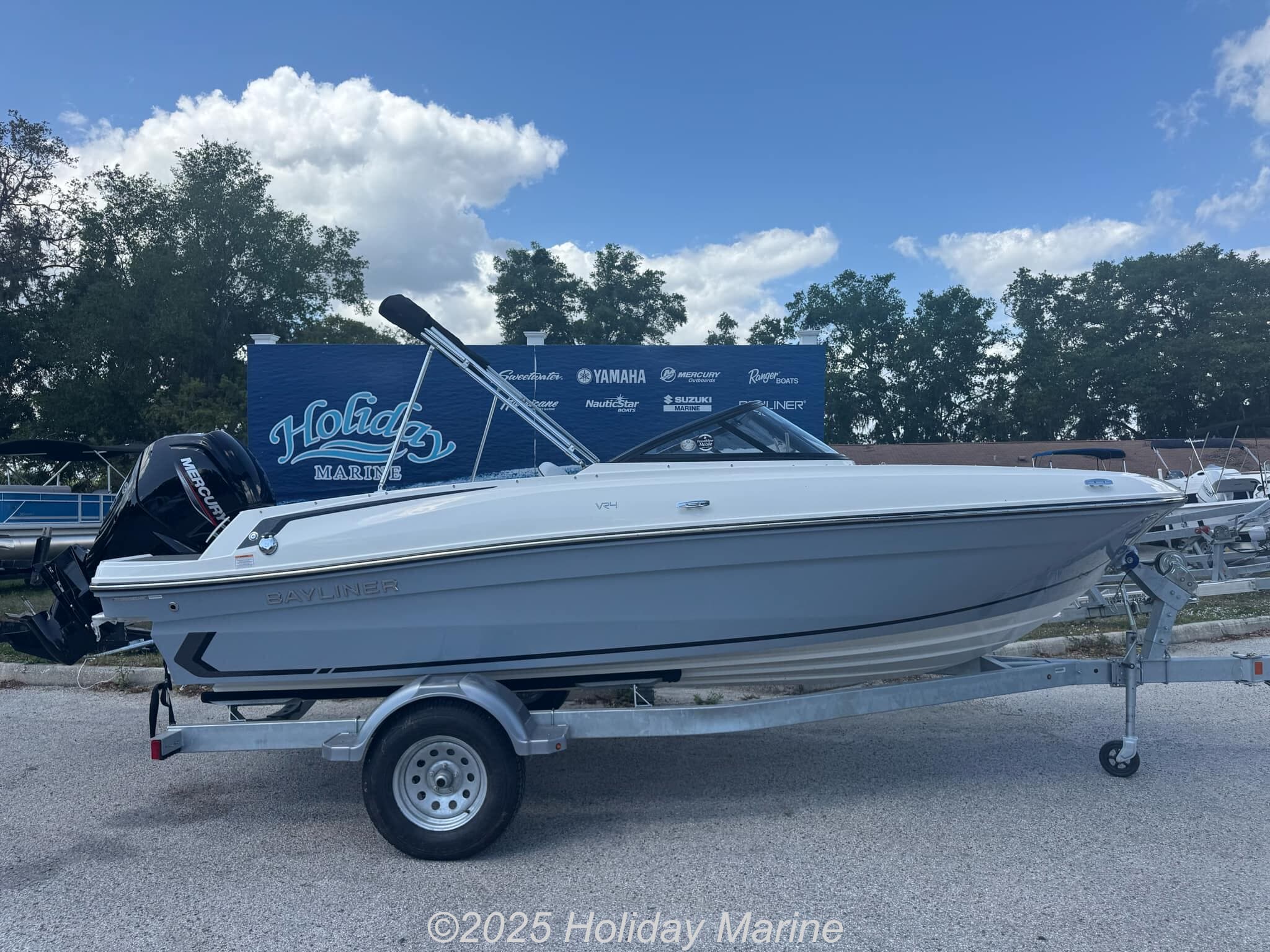 Email now about this Bowrider - 2025 Bayliner VR4 Bowrider OB! Slide #1