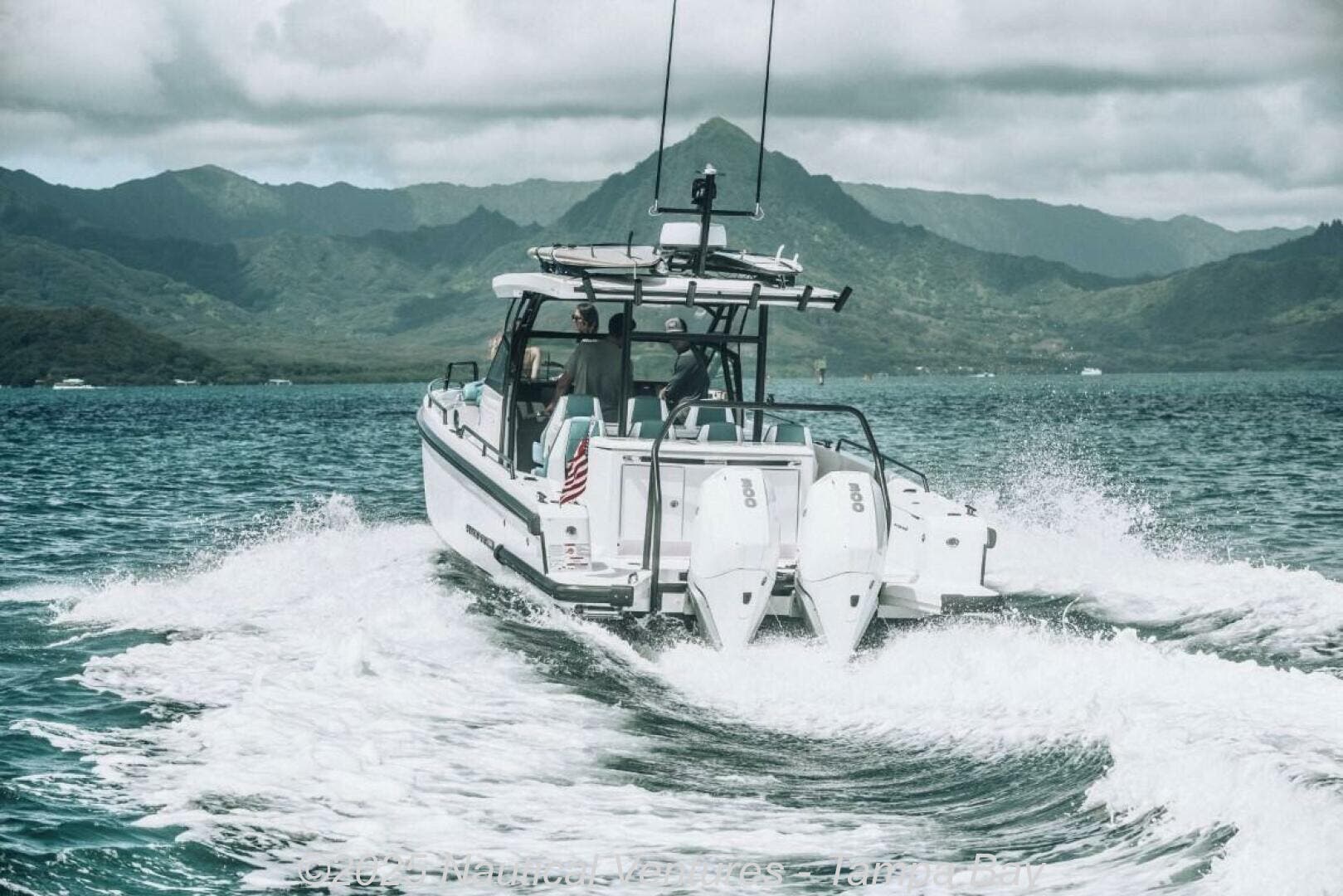 Email now about this Cruiser - 2026 Axopar 37 Sun Top! Slide #2