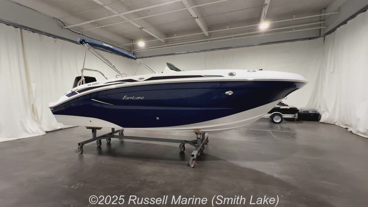 Email now about this Deck Boat - 2025 Hurricane SS2050-OB! Slide #1