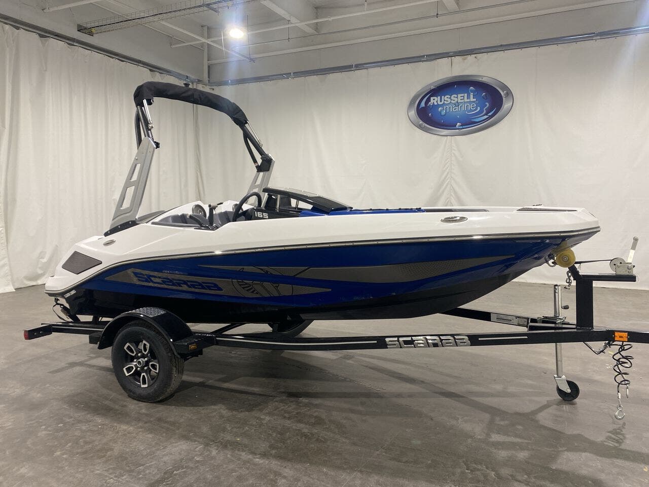 Email now about this Jet Boat - 2023 Scarab SBI165! Slide #1